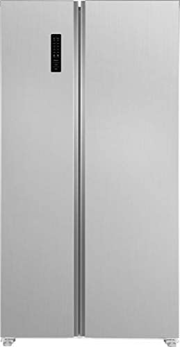 Frigidaire FRSG1915AV 36'' Freestanding Counter Depth Side by Side Refrigerator with 18.8 cu. ft. Capacity, Glass Shelves, Crisper Drawer, Frost Free Defrost, in Brushed Steel
