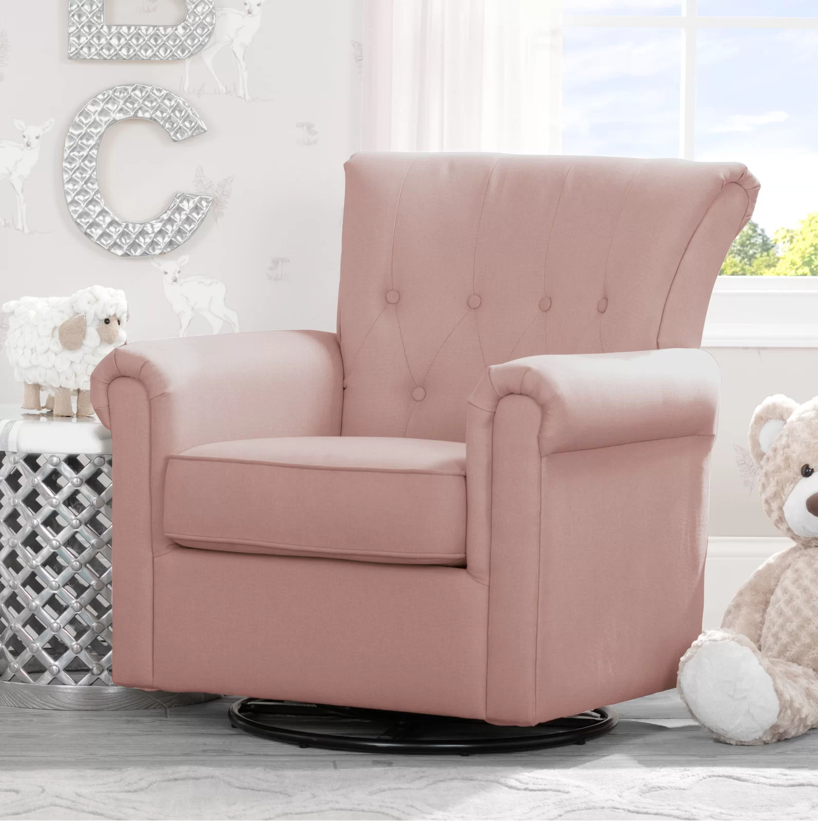 【Furniture】Harper Swivel Rocking Chair