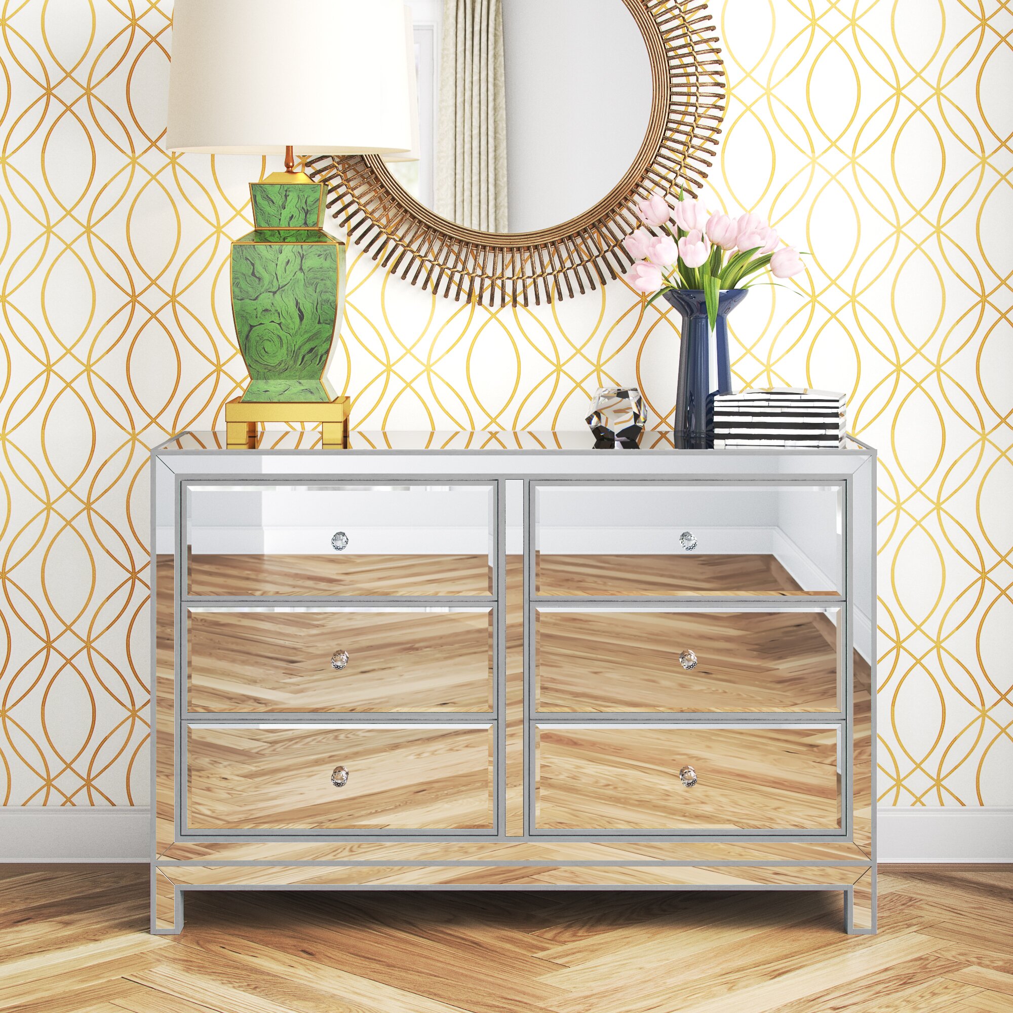 Cain 6 - Drawer Dresser