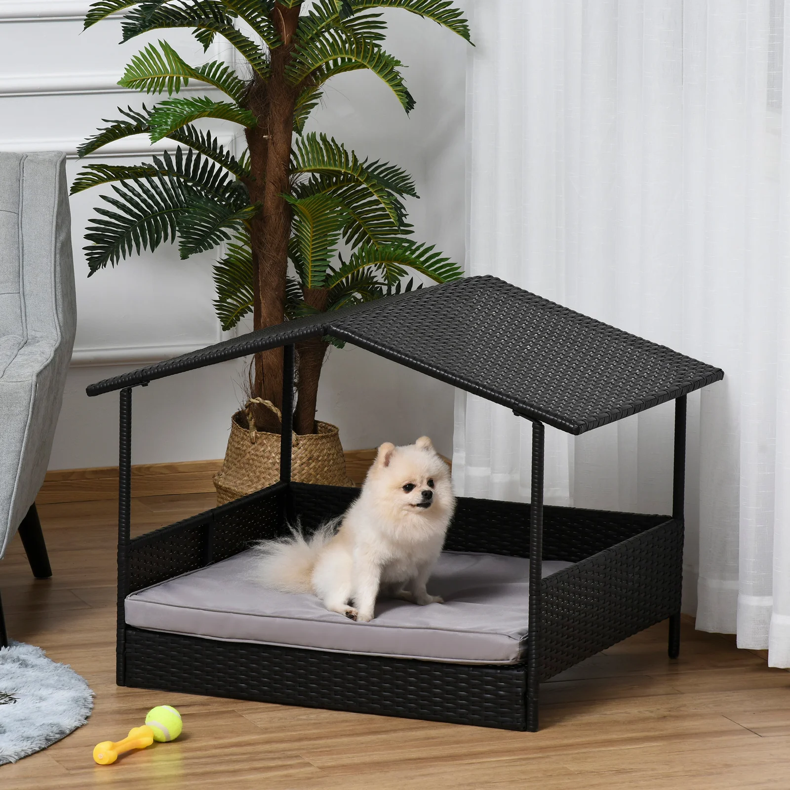 【Pet】Lollis Outdoor Wicker Cot Dog Bed