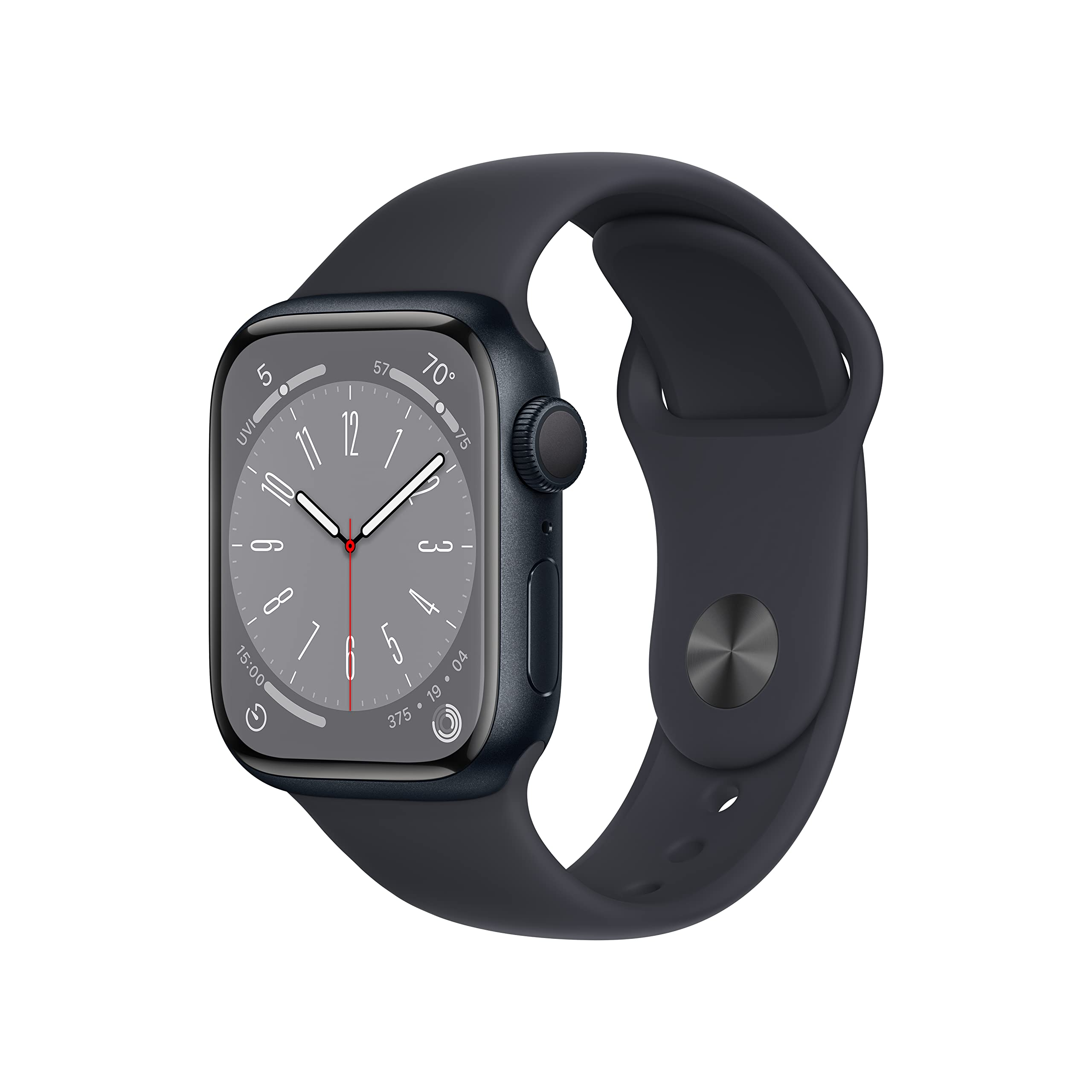 【Electronics】Apple Watch Series 8 [GPS 41mm] Smart Watch w/ Midnight Aluminum Case with Midnight Sport Band