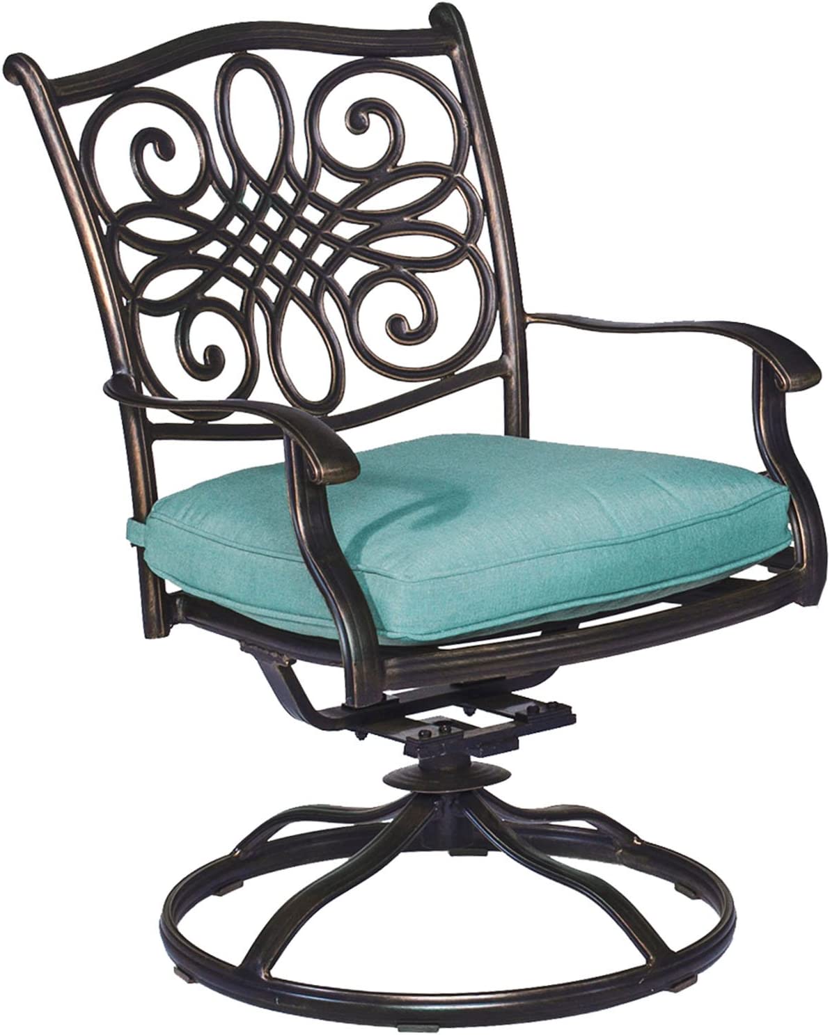 CAMBRIDGE SEAS9PCSWSQ8-BLU Seasons 9-Piece Square Dining Set Outdoor Furniture, Blue