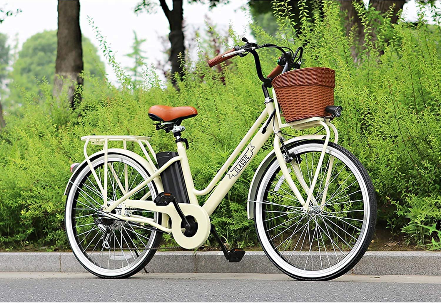 【Sports&Outdoors】Electric Bike for Adult 350W Ebike 18-22MPH 45-60 Miles 26